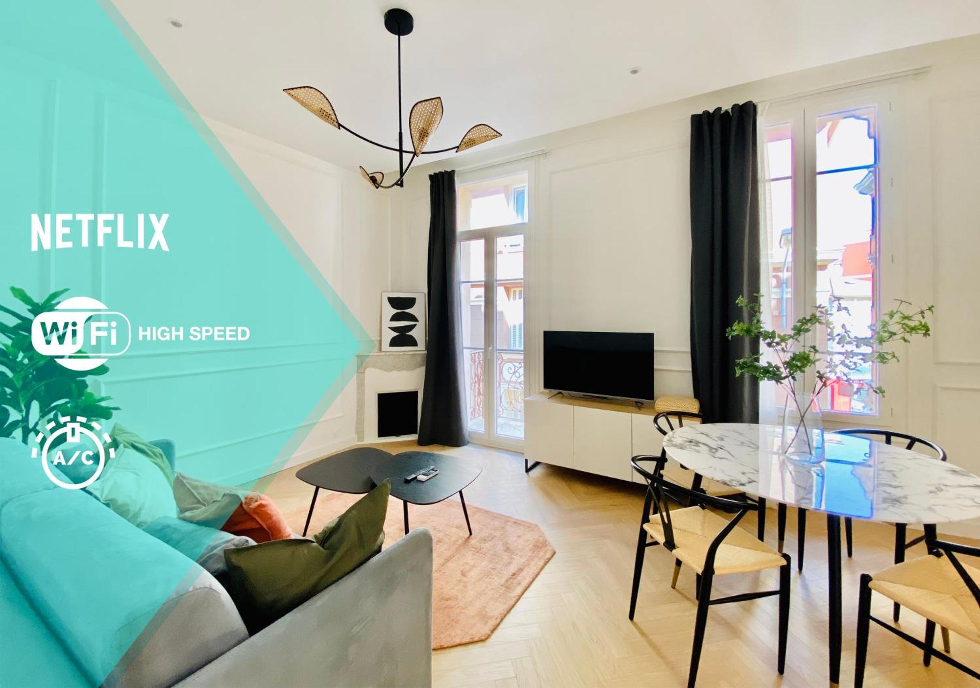 Newly Renovated Apartment With Balcony, Ac, Fiber Internet Монте-Карло Экстерьер фото